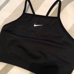 Black Nike sports bra